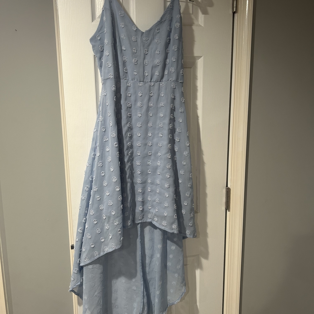 Charlotte Russe Light Blue High Low Dress